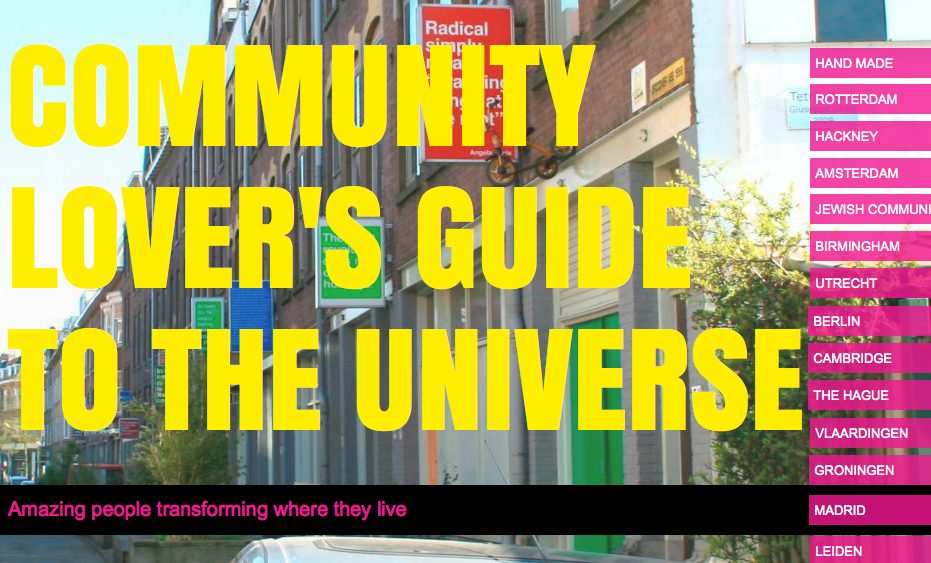 Community Lovers Guide to the Universe
