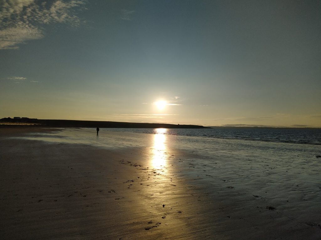 sunset at beach